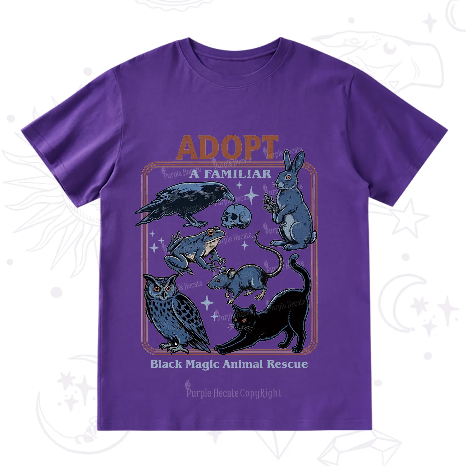 Purplehecate Adopt a Familiar T-Shirt