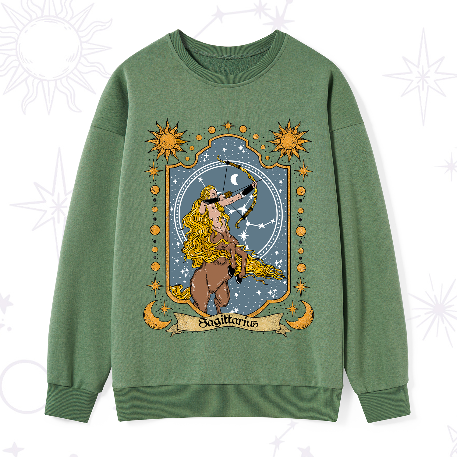 Purplehecate Sagittarius Zodiac Sweatshirt