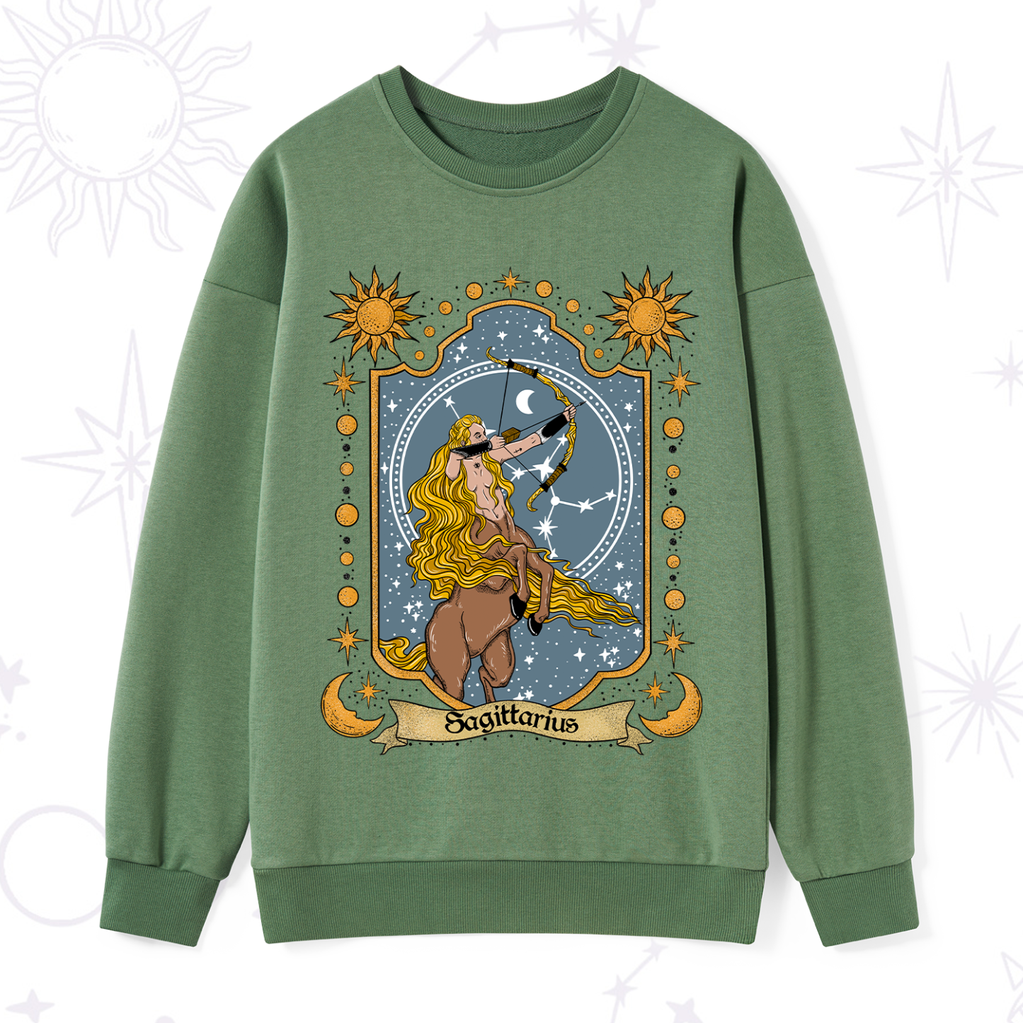 Purplehecate Sagittarius Zodiac Sweatshirt