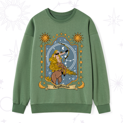 Purplehecate Sagittarius Zodiac Sweatshirt