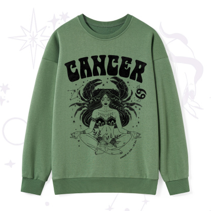 Purplehecate Cancer Zodiac Glyphs Sweatshirt