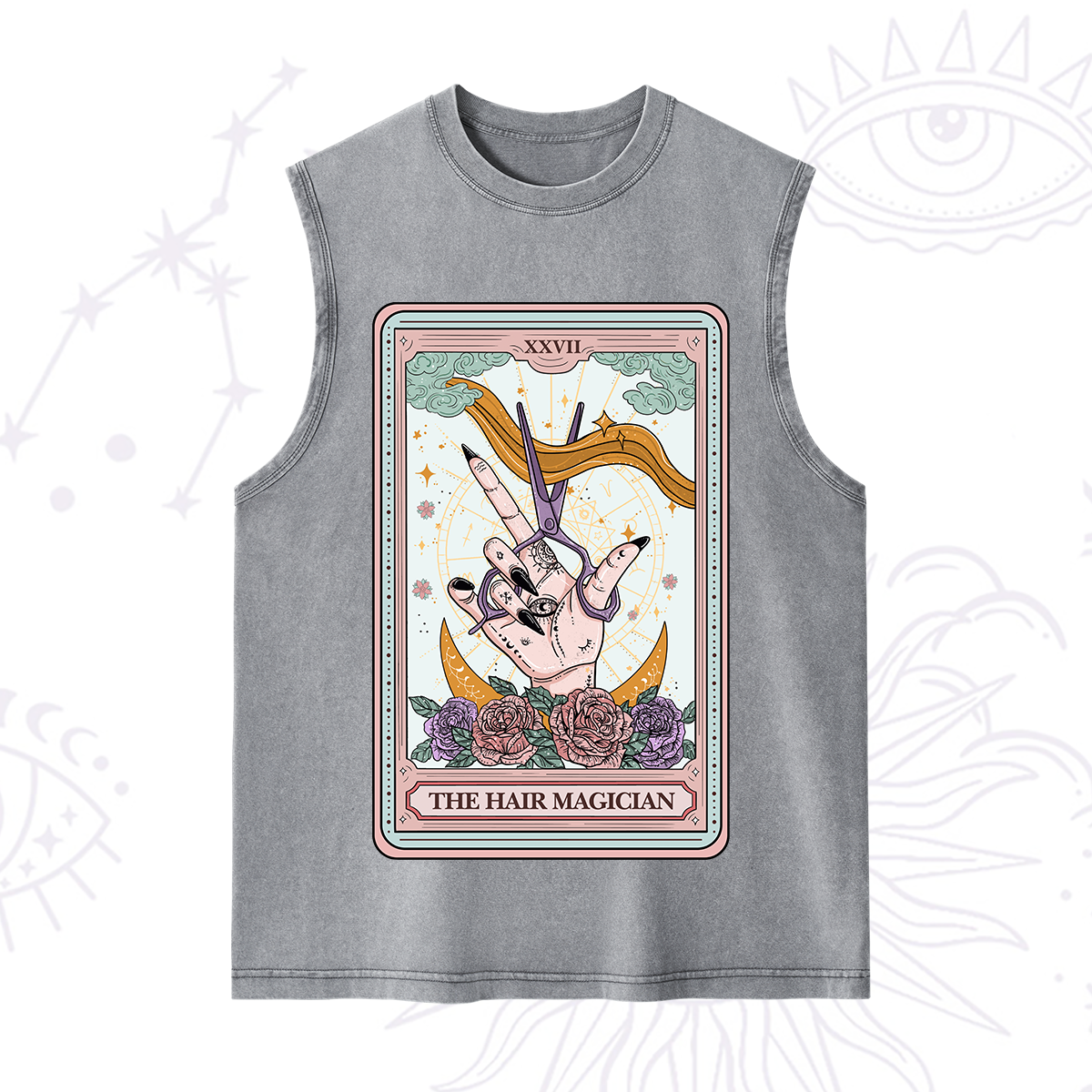 Purplehecate The Hair Magician Tarot Washed Tank