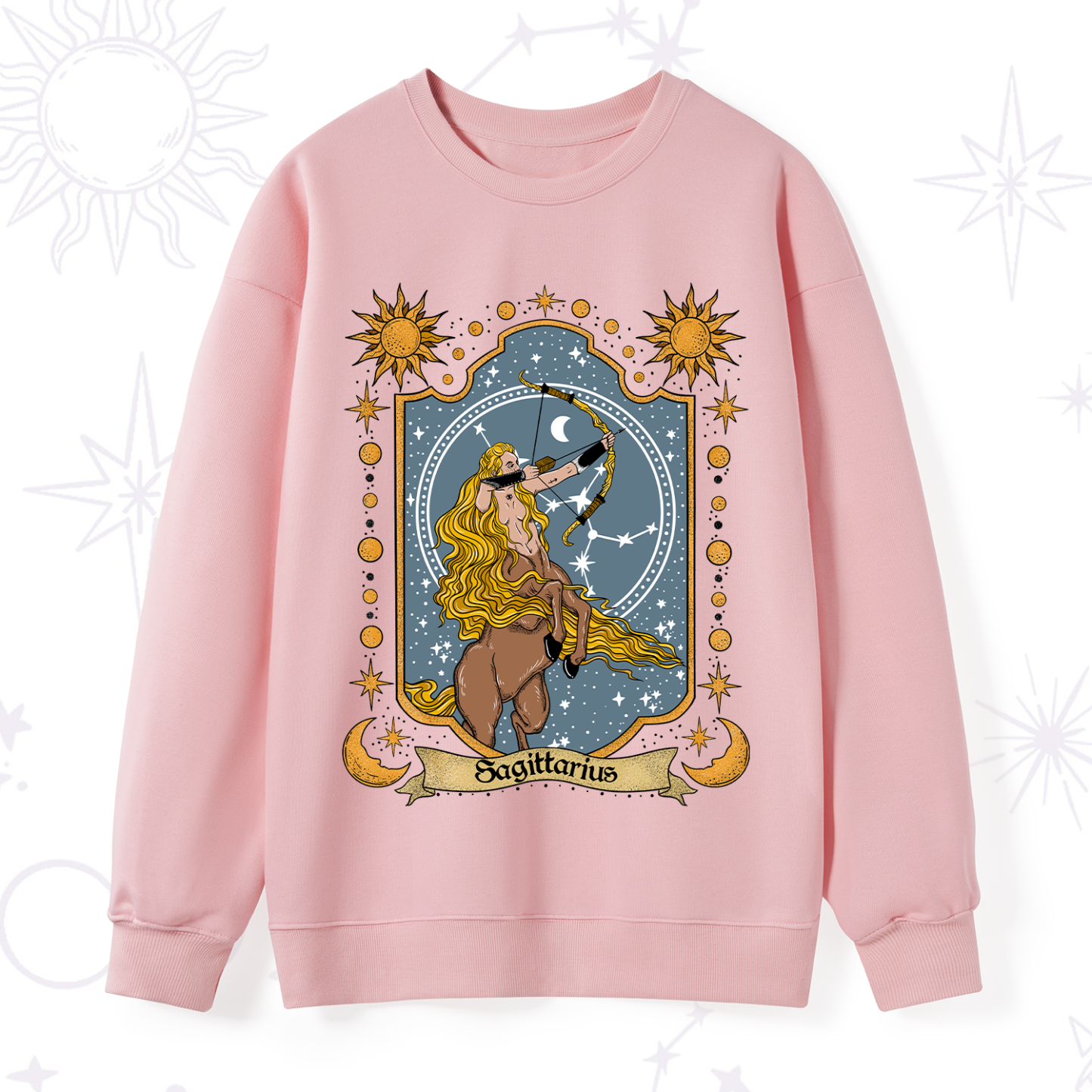 Purplehecate Sagittarius Zodiac Sweatshirt