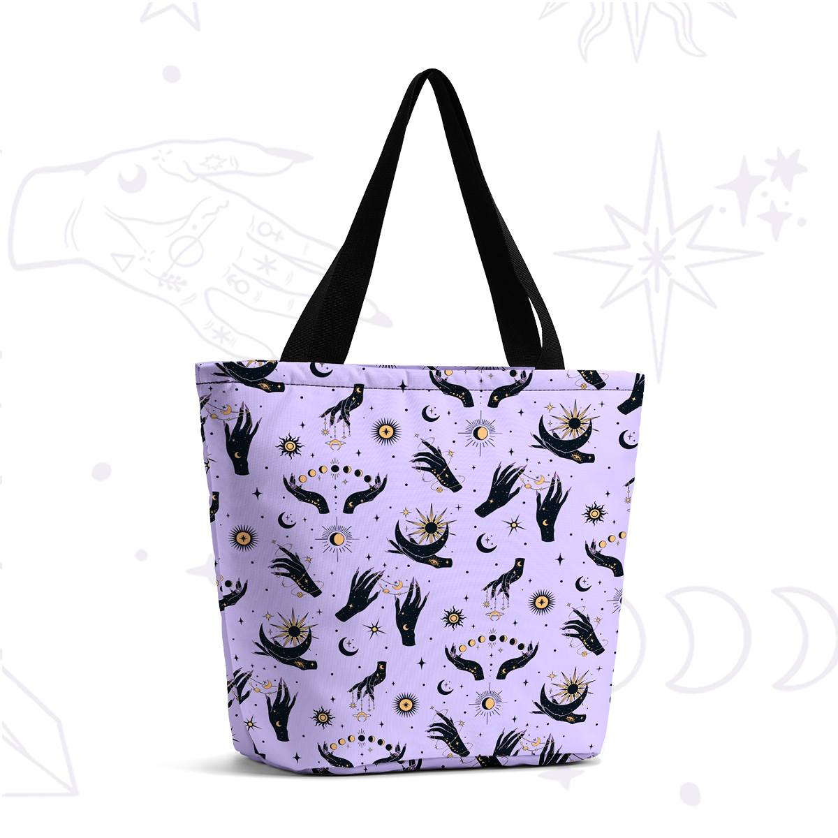 Purplehecate Witchy Casual Tote Bag