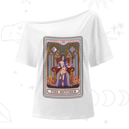 Purplehecate The Mother Tarot Card One-Shoulder T-Shirt