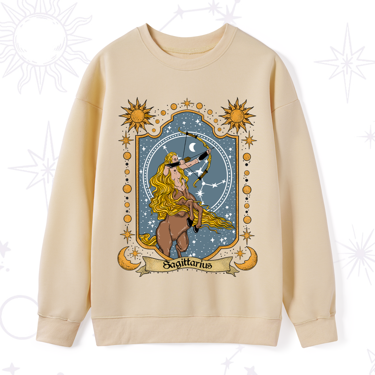 Purplehecate Sagittarius Zodiac Sweatshirt