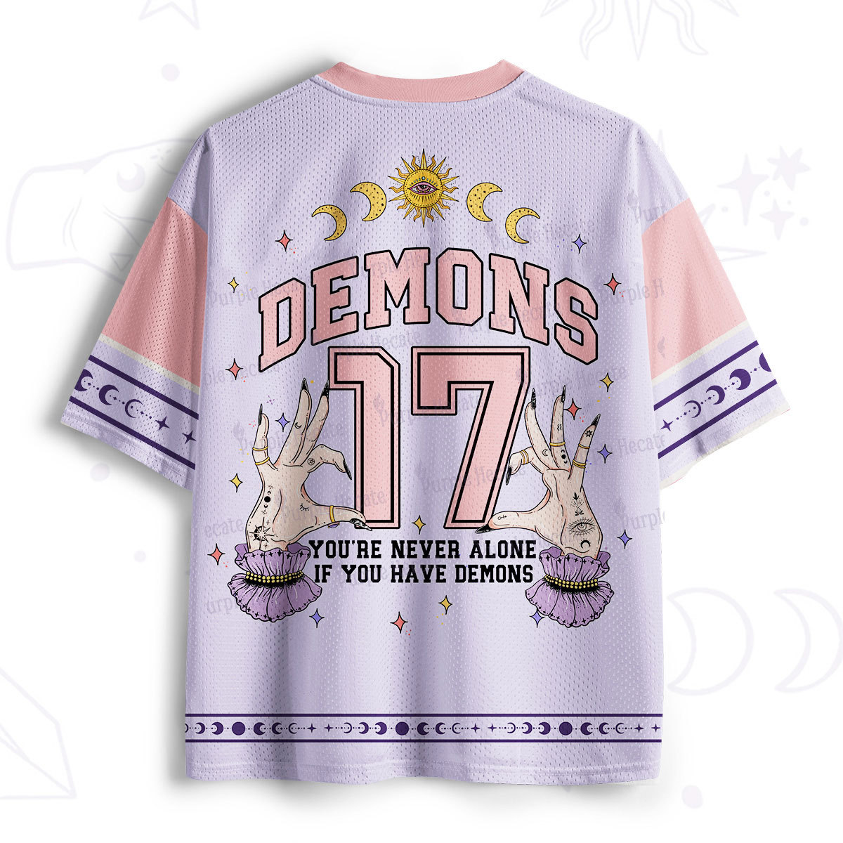 Purplehecate Celestial Demons 17 Mesh Jersey