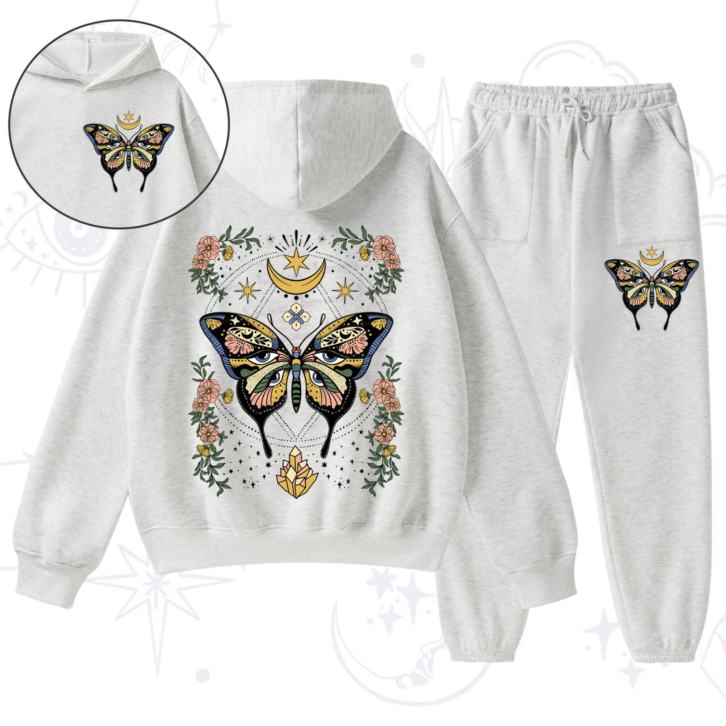 Purplehecate I Am Opening Fleece Hoodie Suit