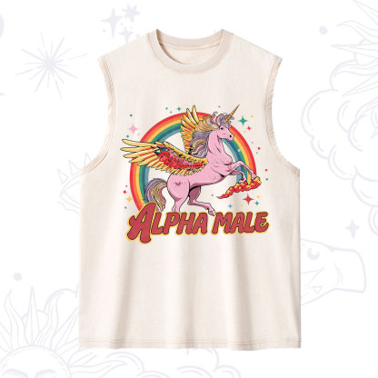 Purplehecate Alpha Male Washed Tank