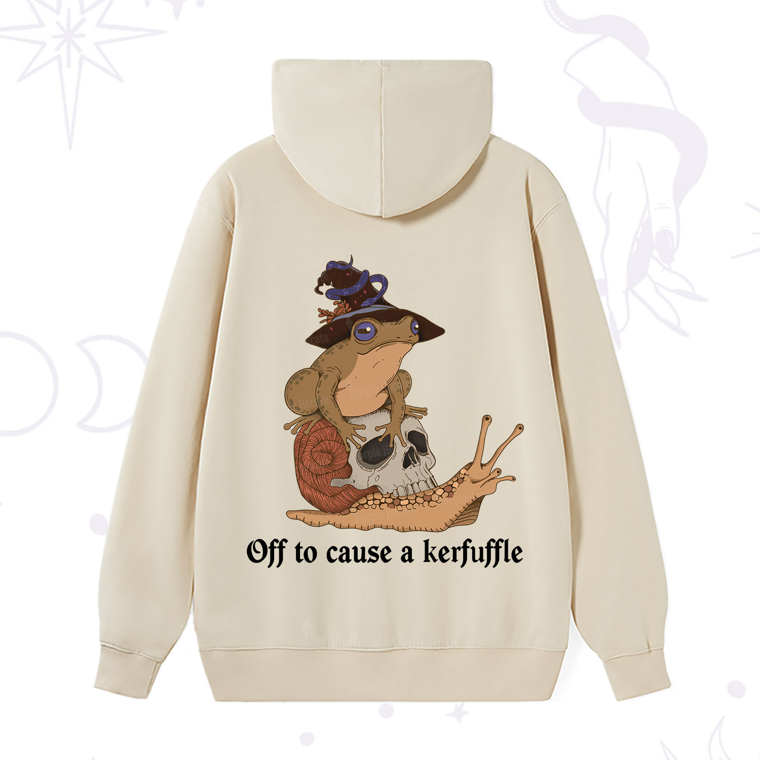 Purplehecate Off To Cause A Kerfuffle Hoodie