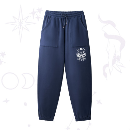 Purplehecate Lunar Serpent Alchemy Fleece Sweatpants