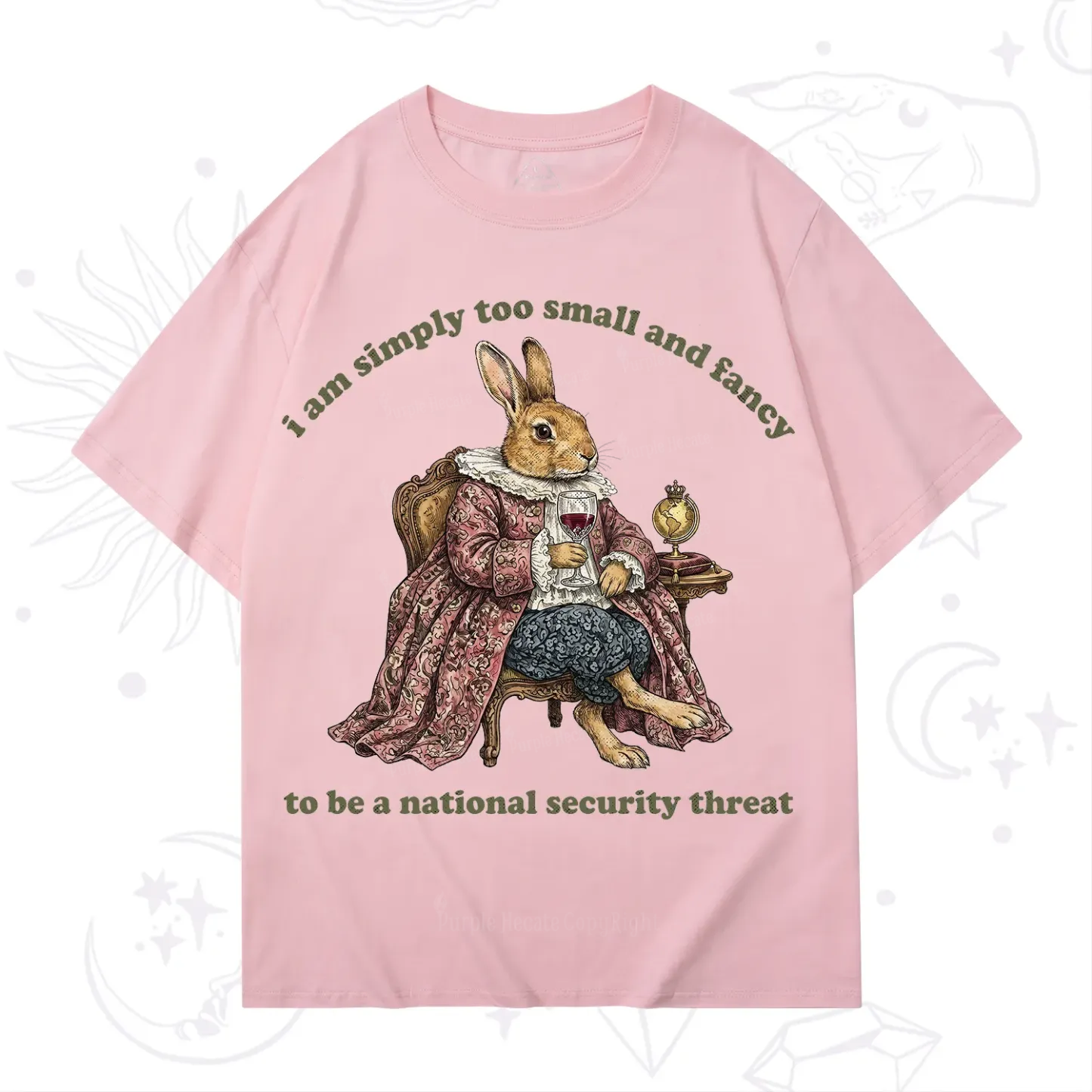 Purplehecate Too Small and Fancy T-Shirt