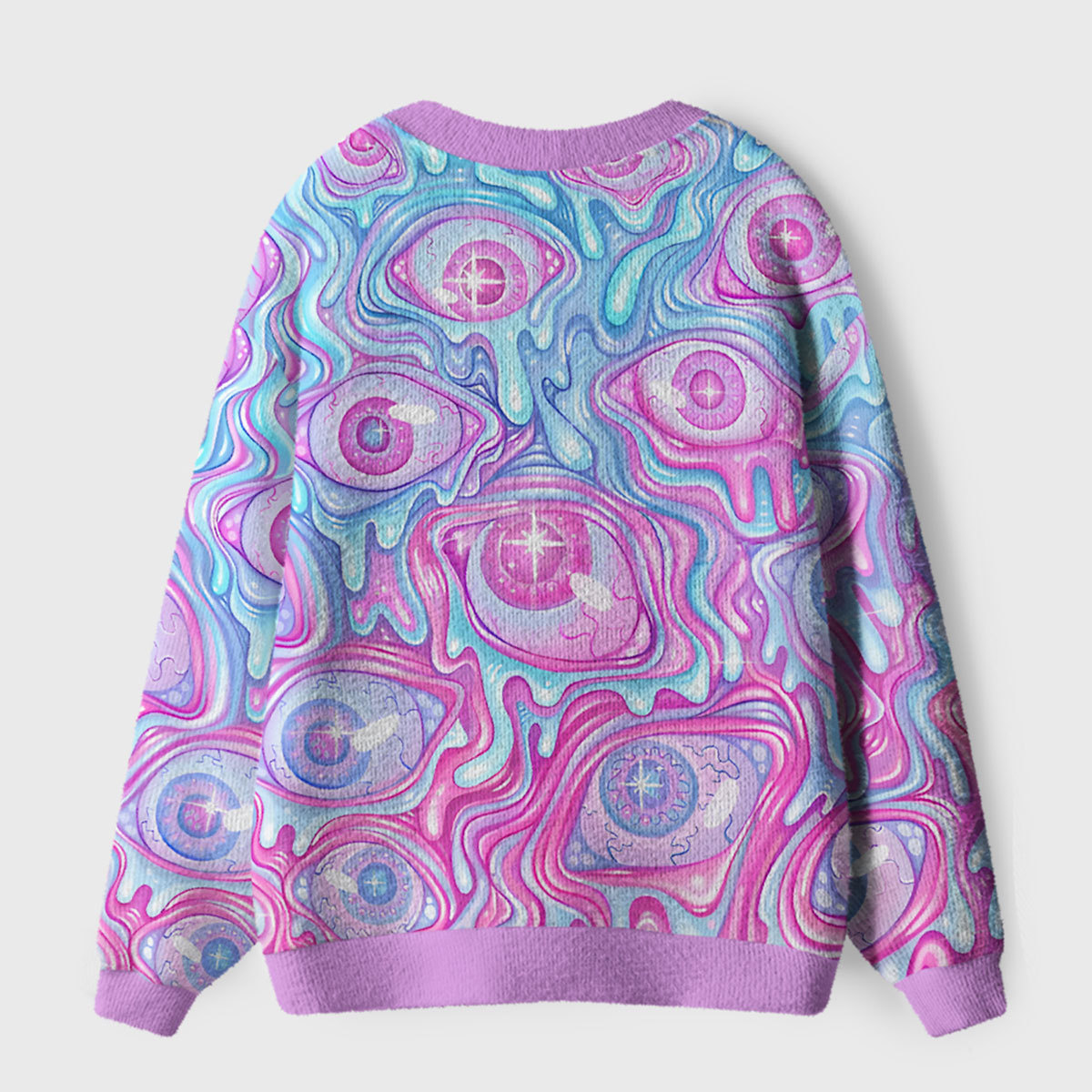 Purplehecate Pastel Flow Ocular Ugly Ugly Cardigan Sweaters