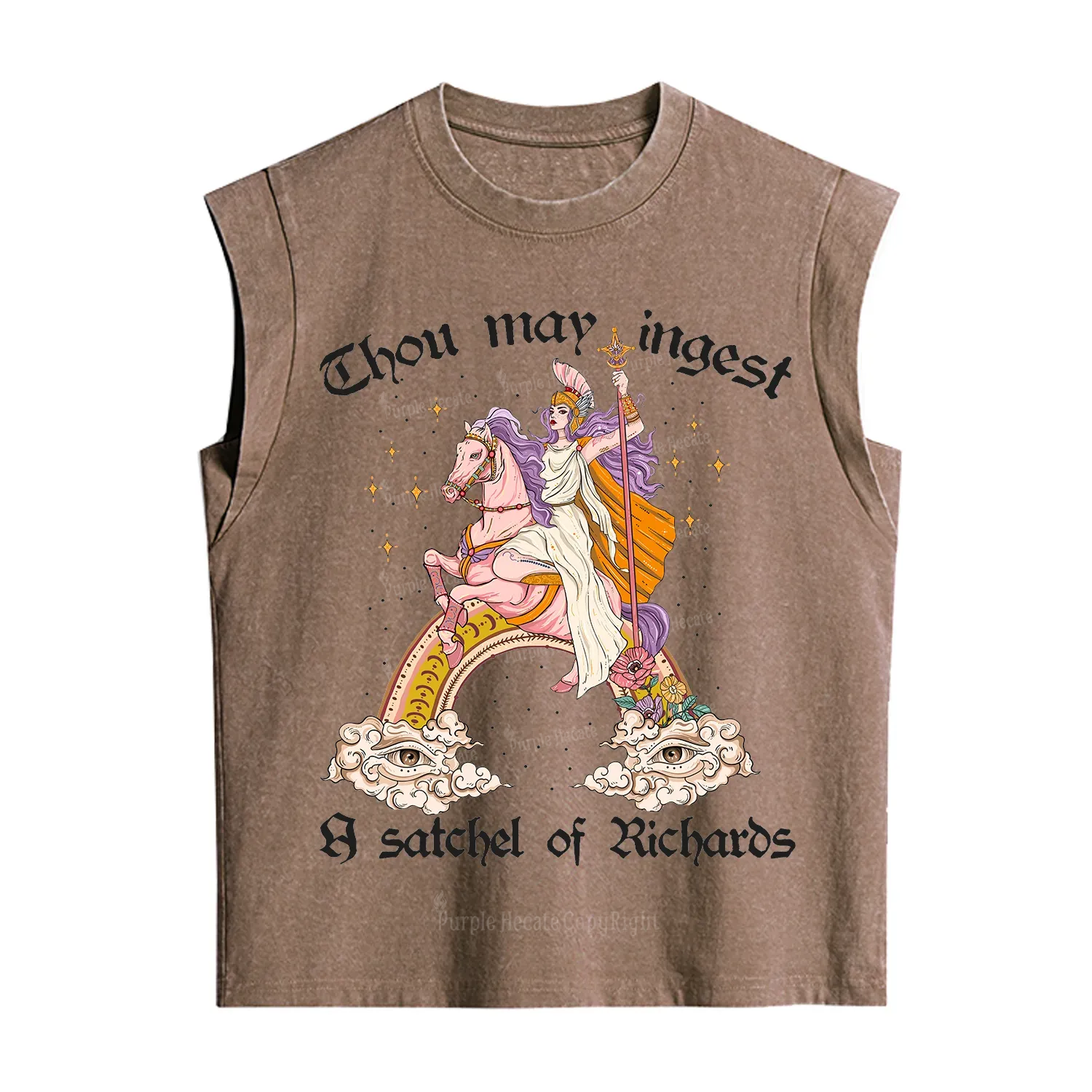 Purplehecate Thou may ingest a satchel of Richards Vintage Washed Tank