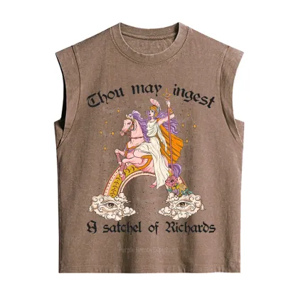 Purplehecate Thou may ingest a satchel of Richards Vintage Washed Tank