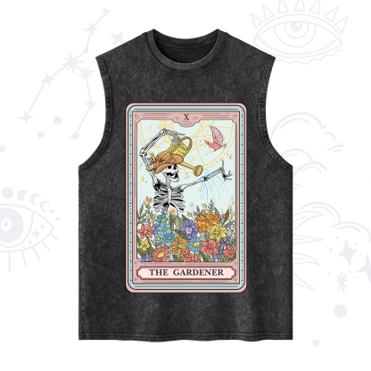 Purplehecate The Gardener Tarot Washed Tank