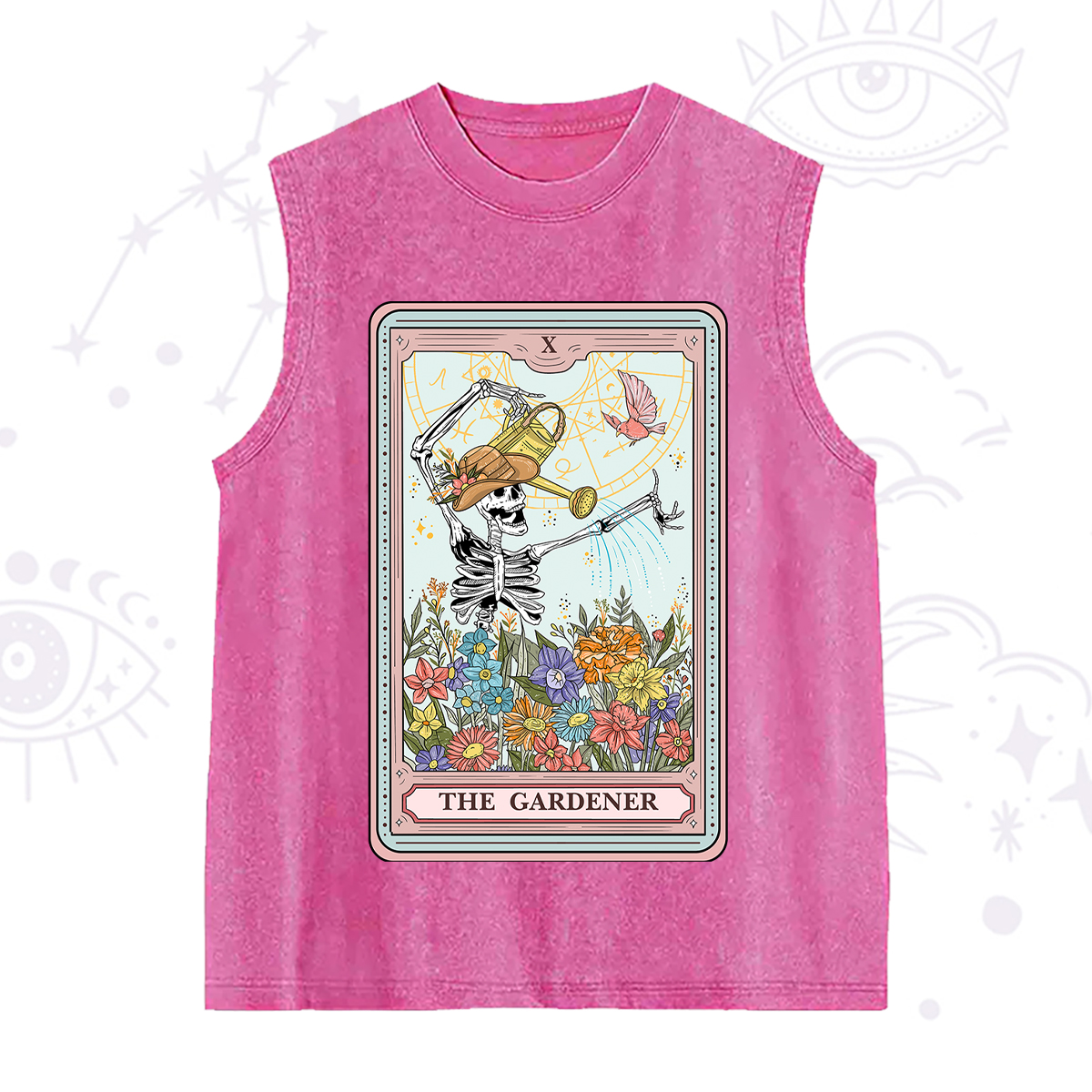 Purplehecate The Gardener Tarot Washed Tank