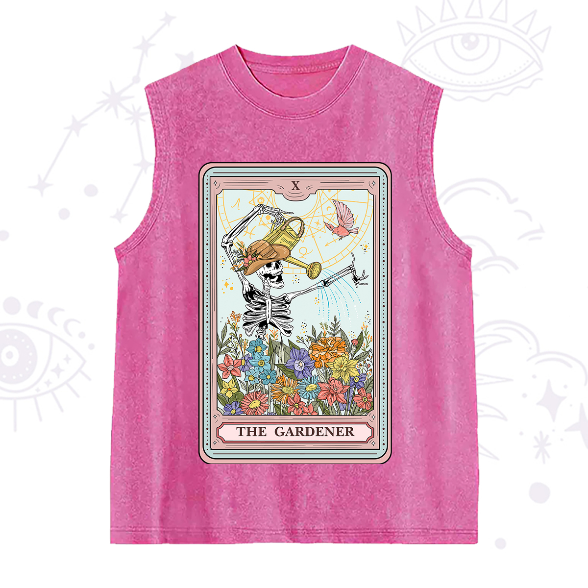 Purplehecate The Gardener Tarot Washed Tank