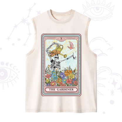 Purplehecate The Gardener Tarot Washed Tank