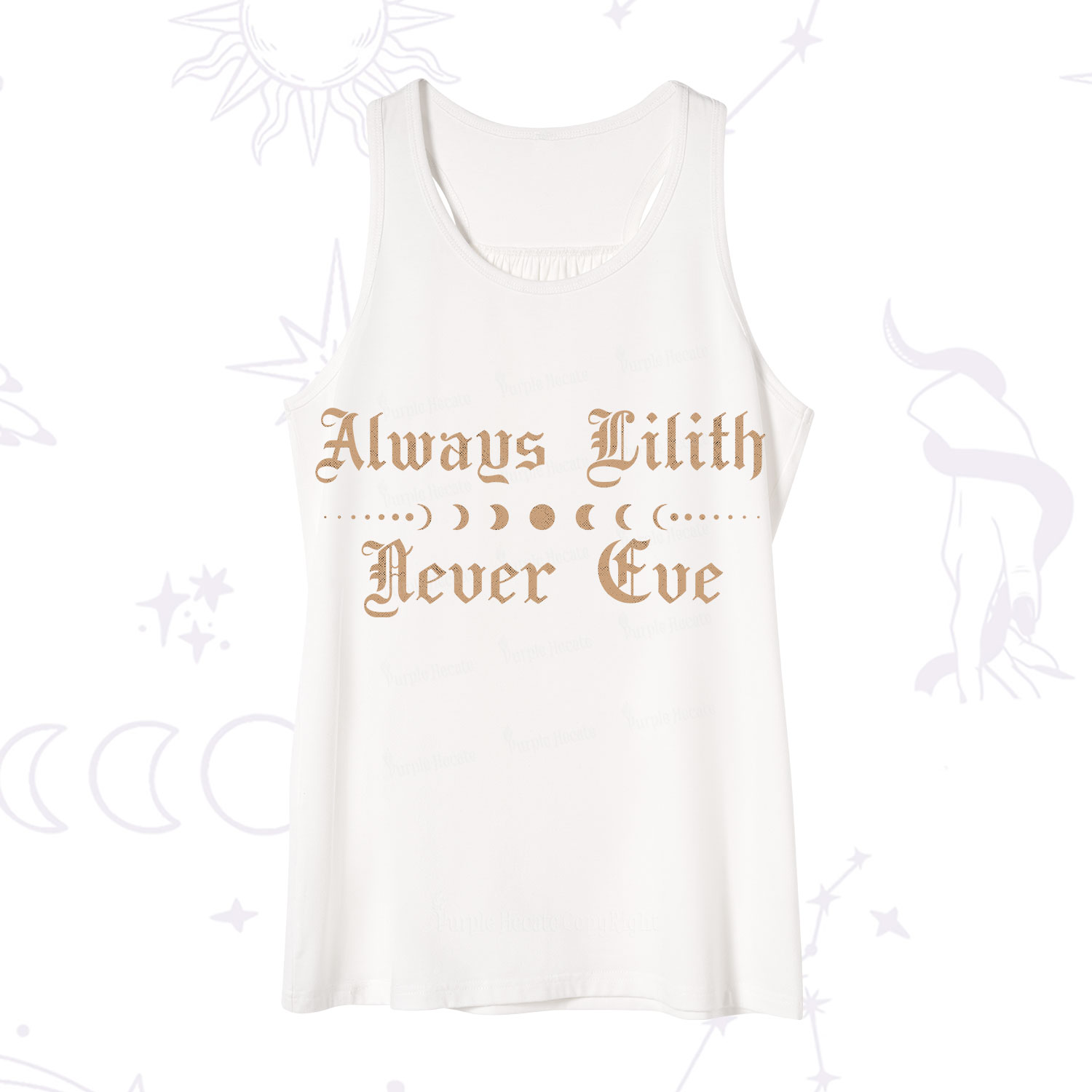 Purplehecate Always Lilith Never Eve Tank