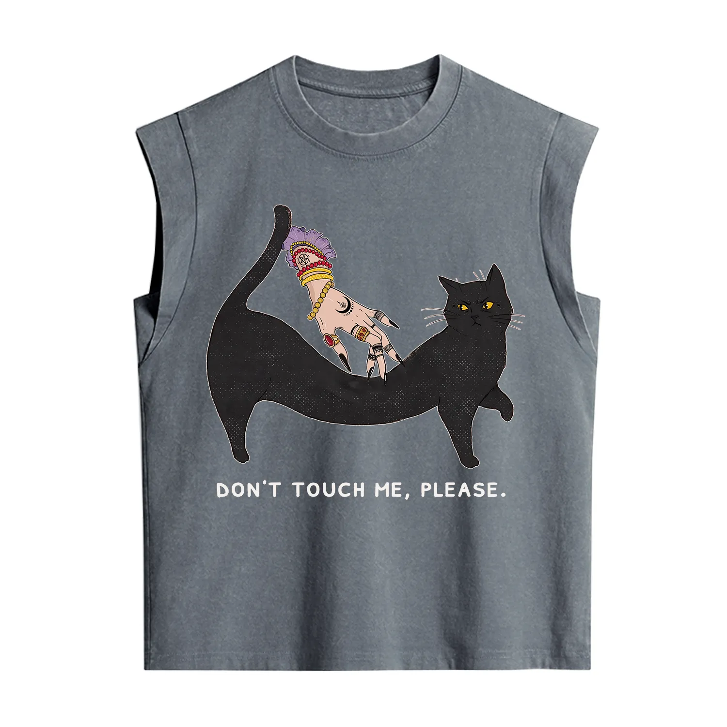 Purplehecate Don't Touch Me Vintage Washed Tank