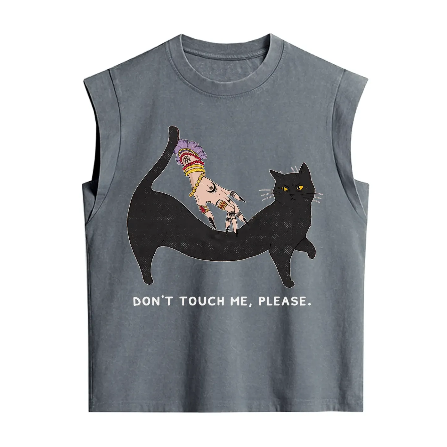 Purplehecate Don't Touch Me Vintage Washed Tank