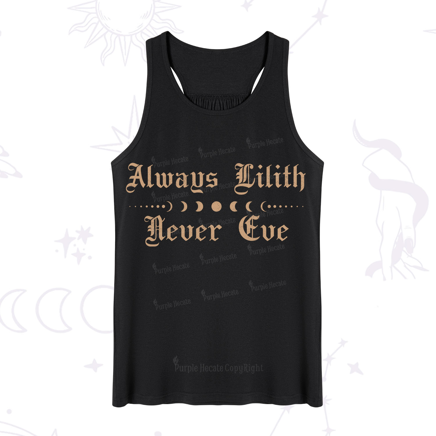 Purplehecate Always Lilith Never Eve Tank