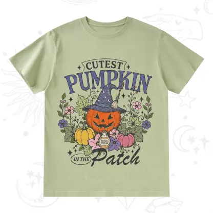 Purplehecate Cutest Pumpkin in the Patch Halloween T-Shirt