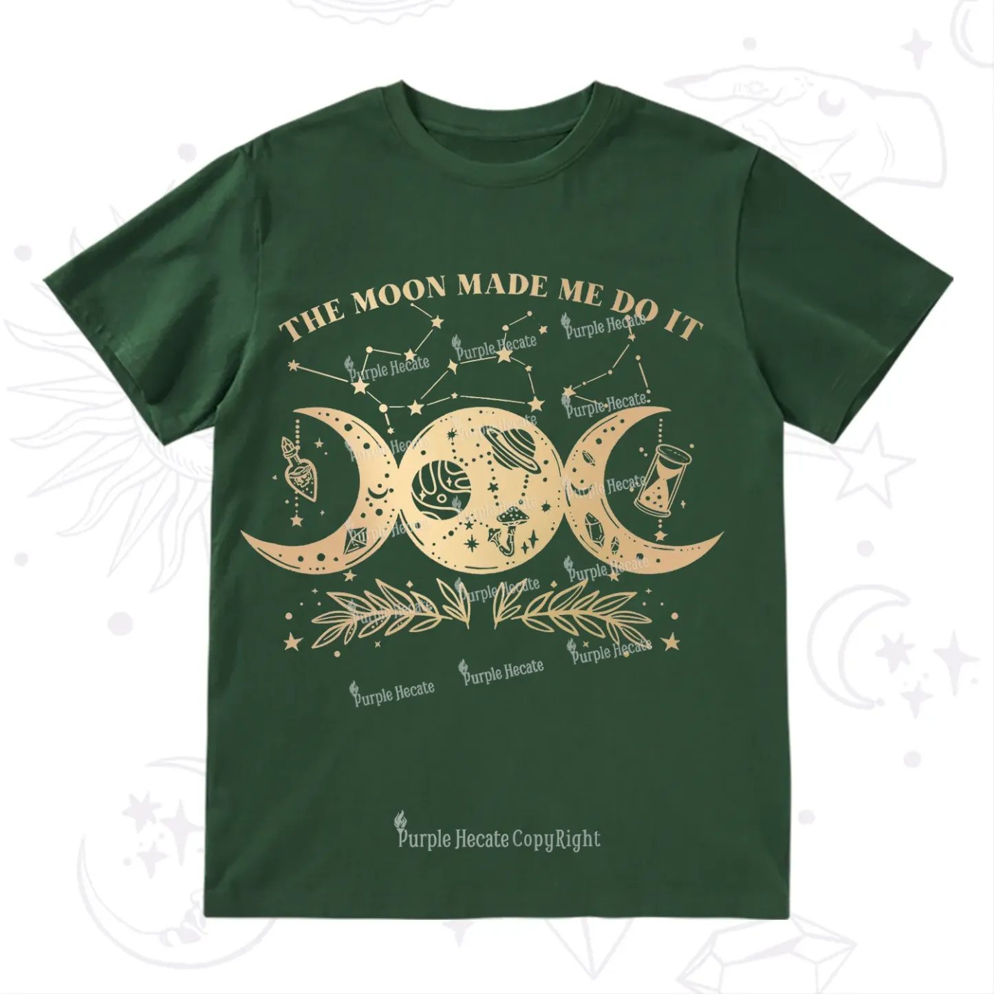 Purplehecate The Moon Made Me Do Itd T-Shirt