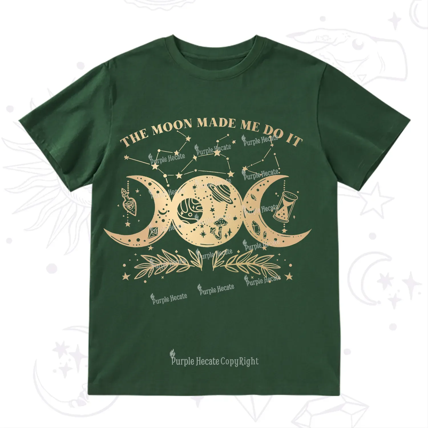 Purplehecate The Moon Made Me Do Itd T-Shirt
