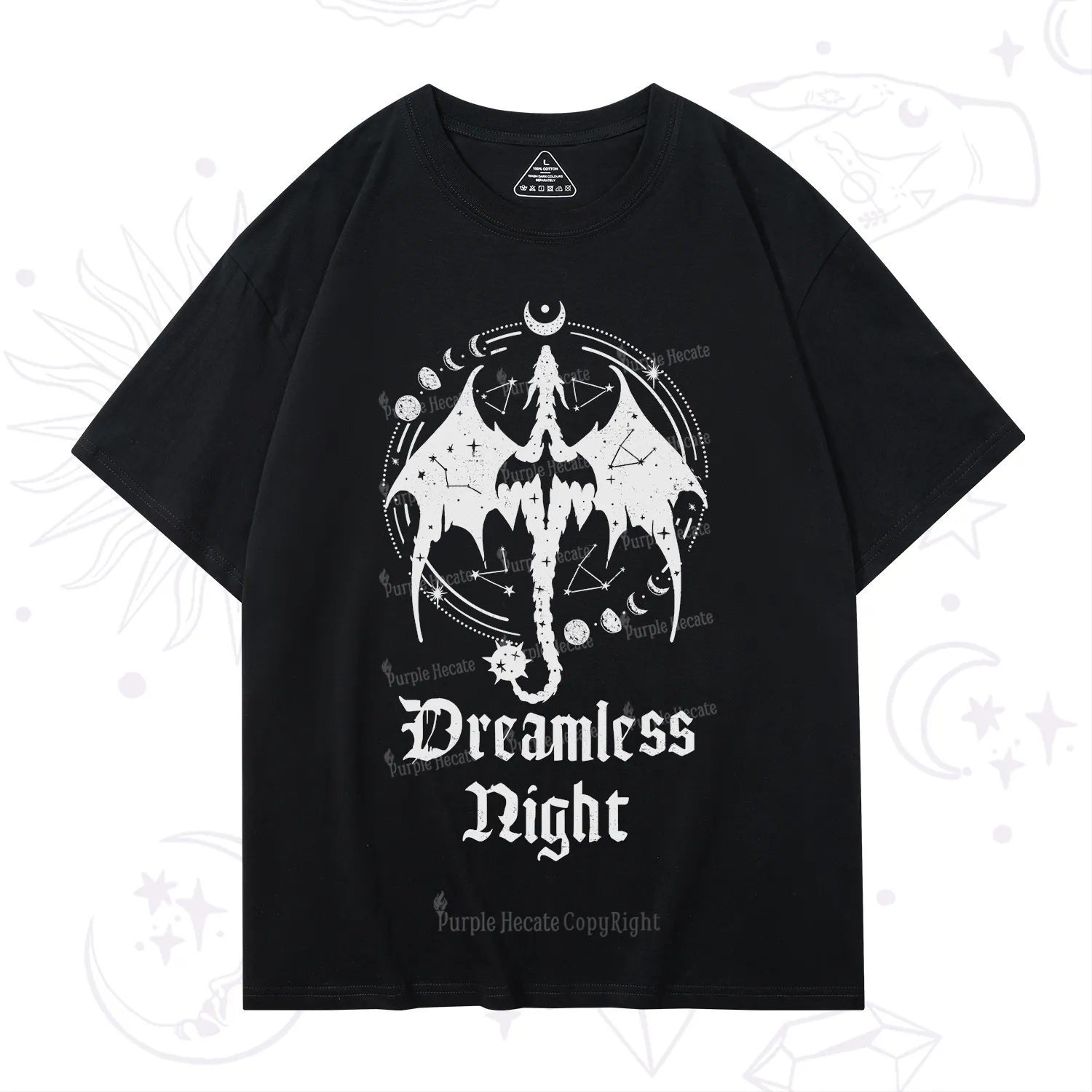 Purplehecate Dreamless Night Dragon T-Shirt