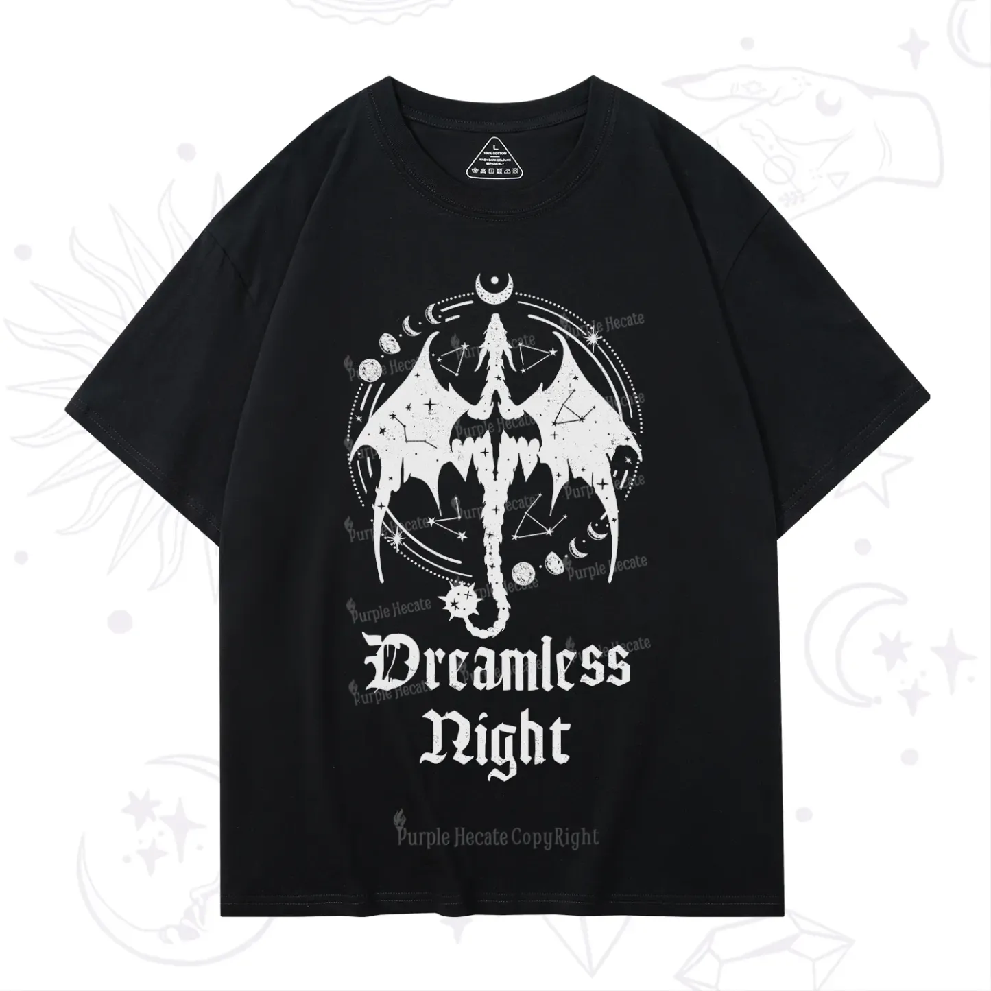 Purplehecate Dreamless Night Dragon T-Shirt