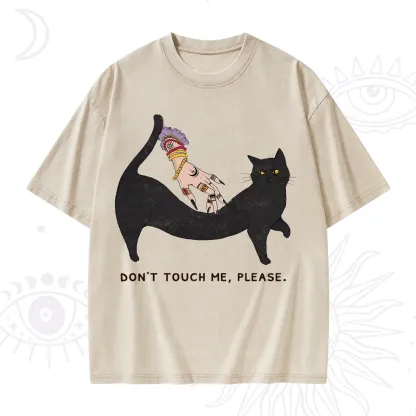 Purplehecate Don't Touch Me Washed T-Shirt