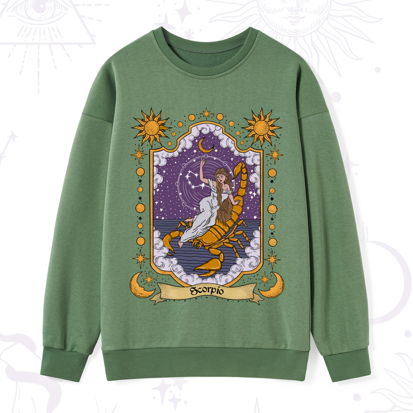 Purplehecate Scorpio Zodiac Sweatshirt
