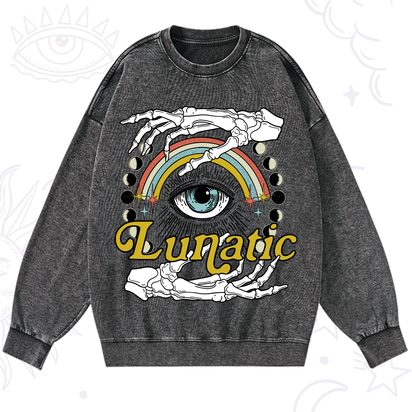 Magic Purplehecate Lunatic Washed Sweatshirt
