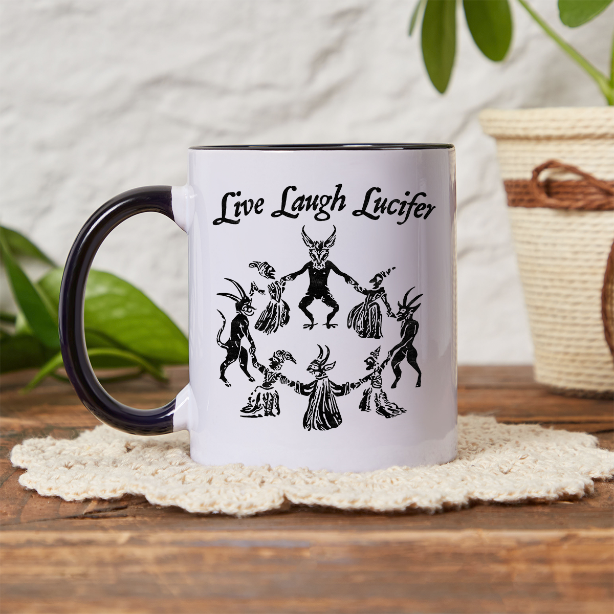 Purplehecate Live Laugh Lucifer Mug