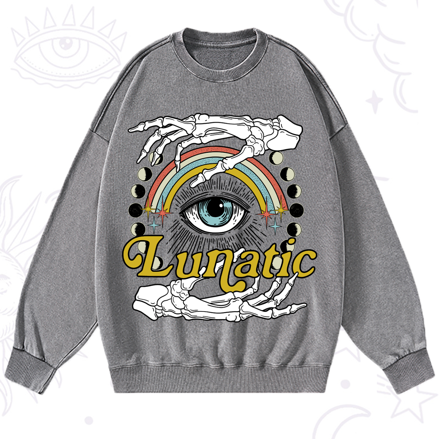 Purplehecate Lunatic Washed Sweatshirt