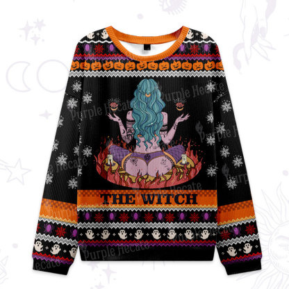 Purplehecate The Witch Ugly Halloween Sweatshirts
