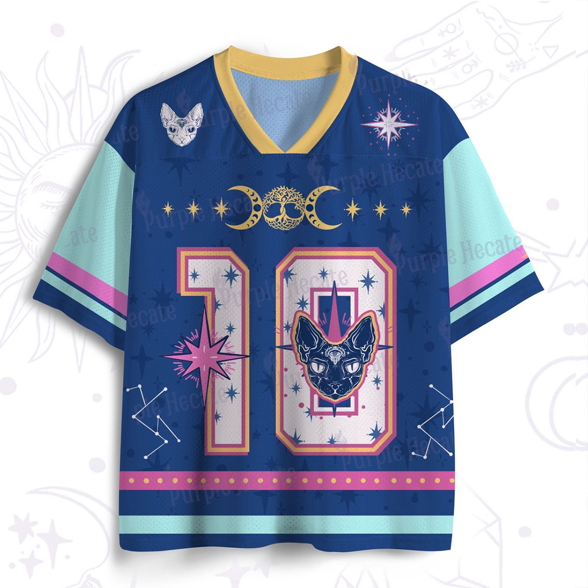 Purplehecate No.10 The Fortune Cat Mesh Jersey