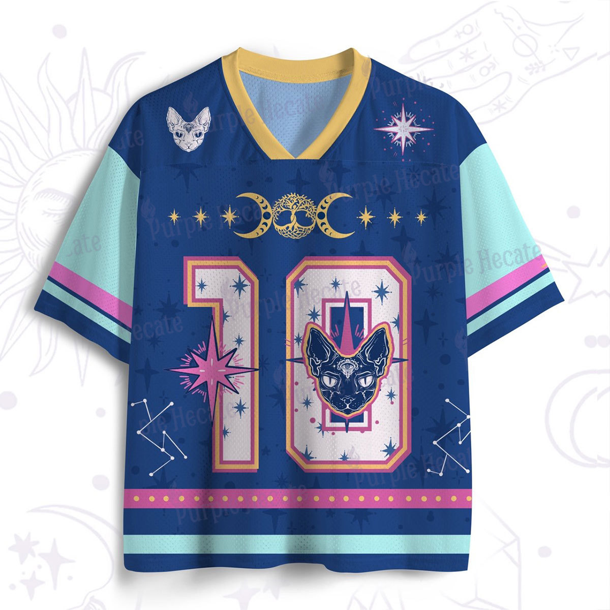 Purplehecate No.10 The Fortune Cat Mesh Jersey