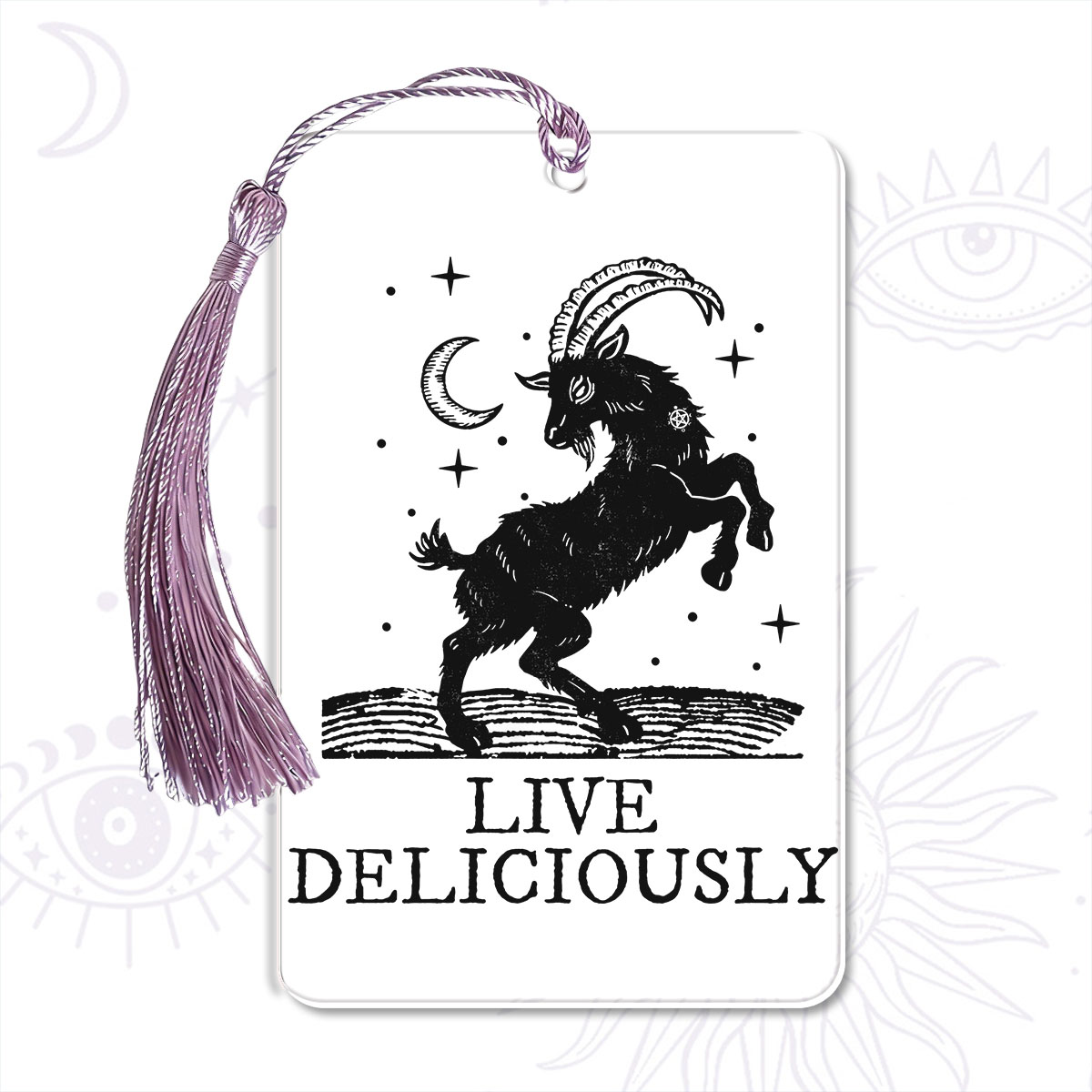 Purplehecate Live Deliciously Bookmark