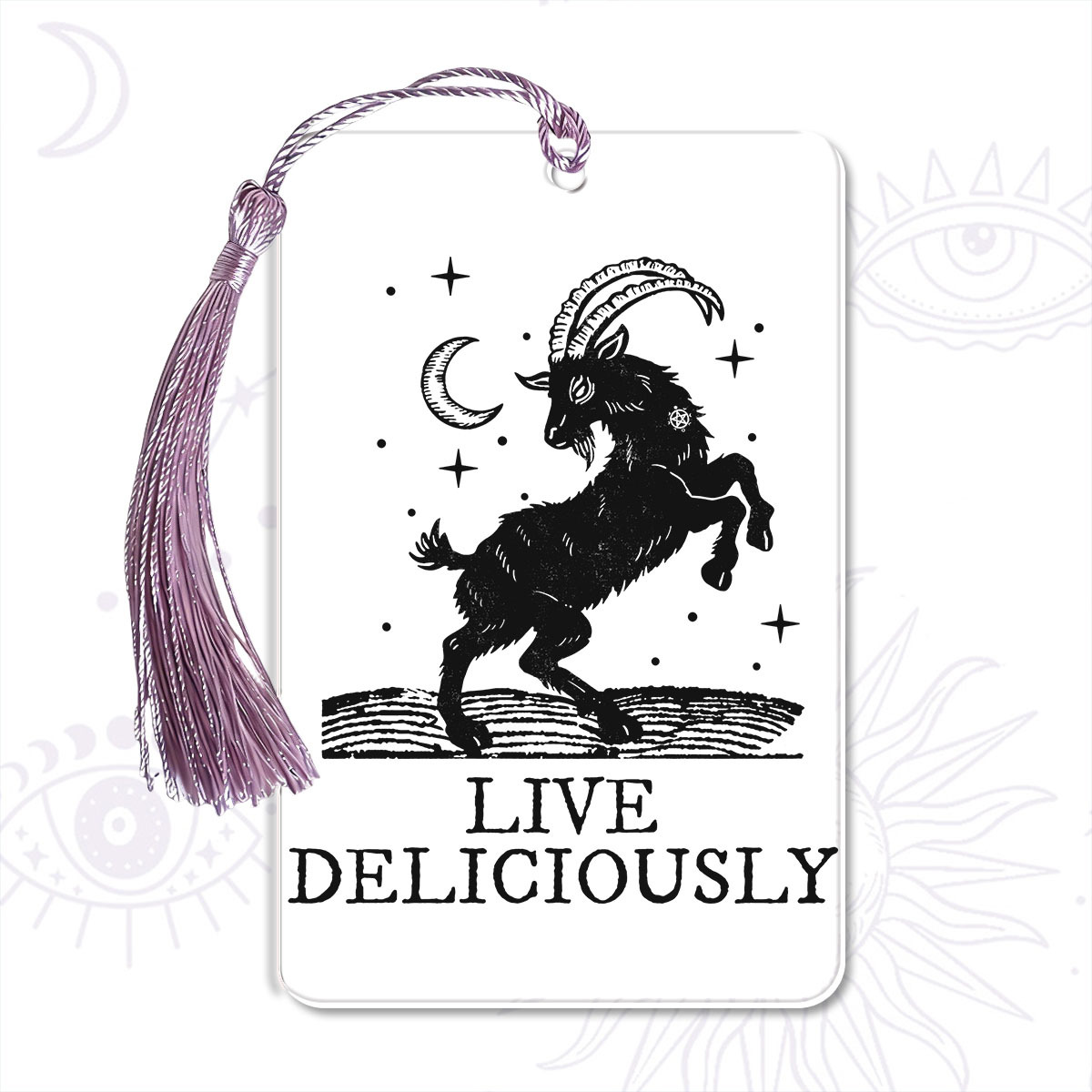 Purplehecate Live Deliciously Bookmark
