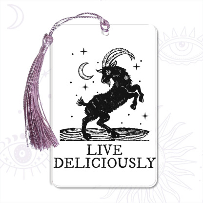 Purplehecate Live Deliciously Bookmark