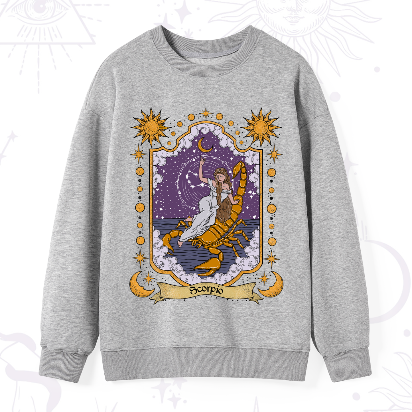 Purplehecate Scorpio Zodiac Sweatshirt