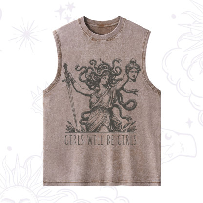 Purplehecate Girls Will Be Girls Medusa Washed Tank