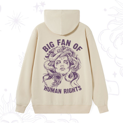 Purplehecate Big Fan of Human Rights Hoodie