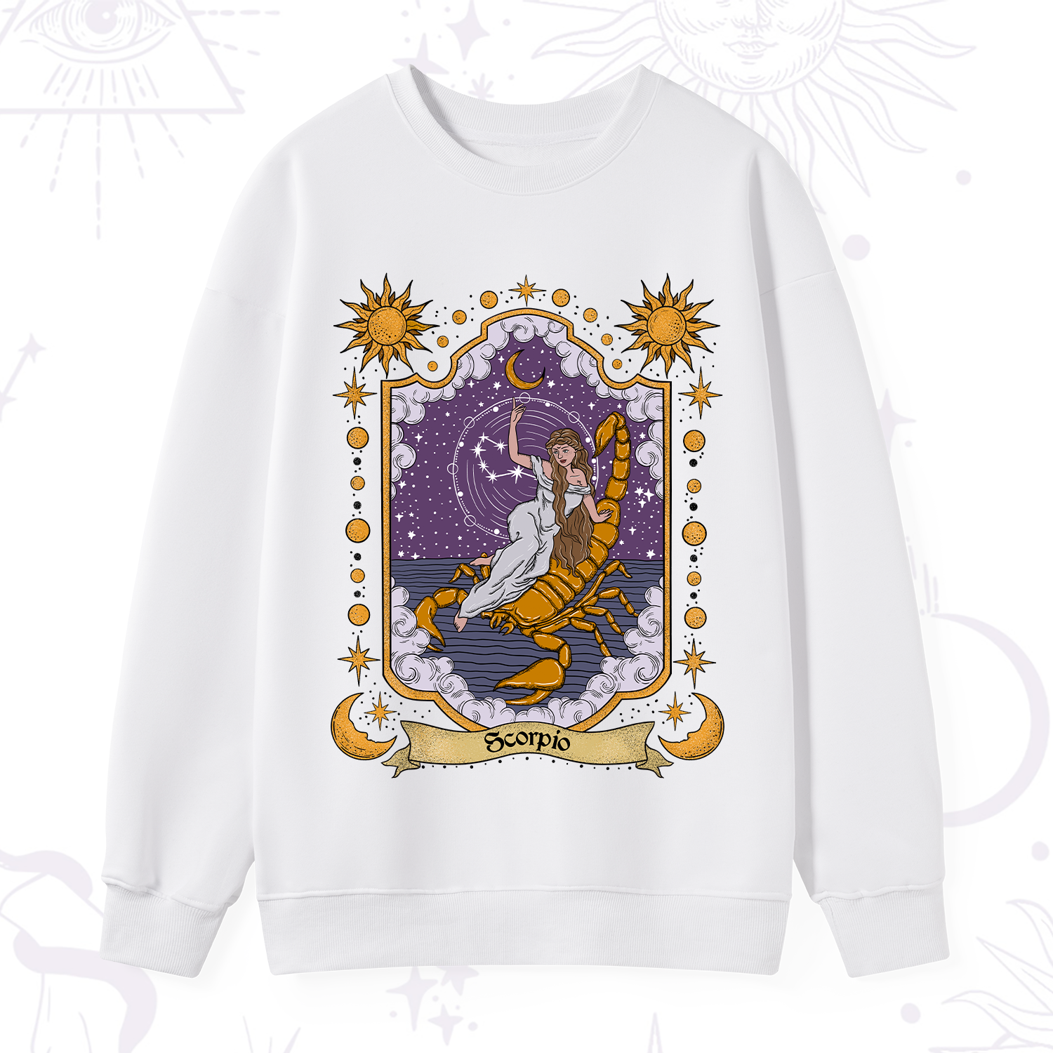 Purplehecate Scorpio Zodiac Sweatshirt