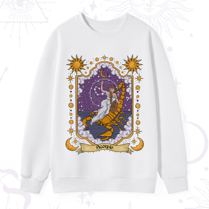 Purplehecate Scorpio Zodiac Sweatshirt