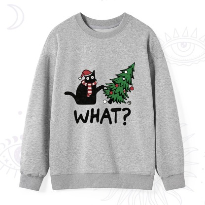 Purplehecate Christmas Black Cat Sweatshirt
