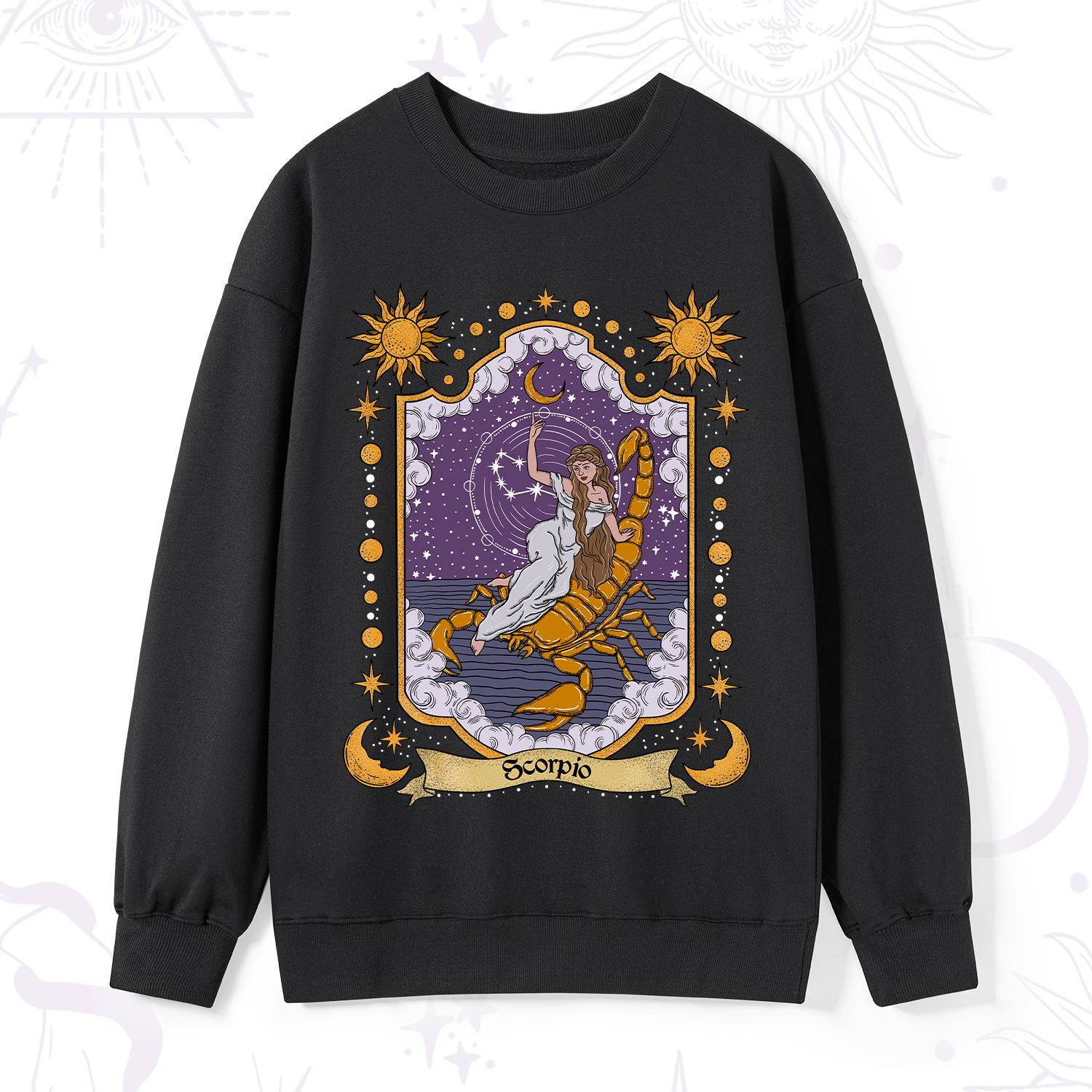 Purplehecate Scorpio Zodiac Sweatshirt